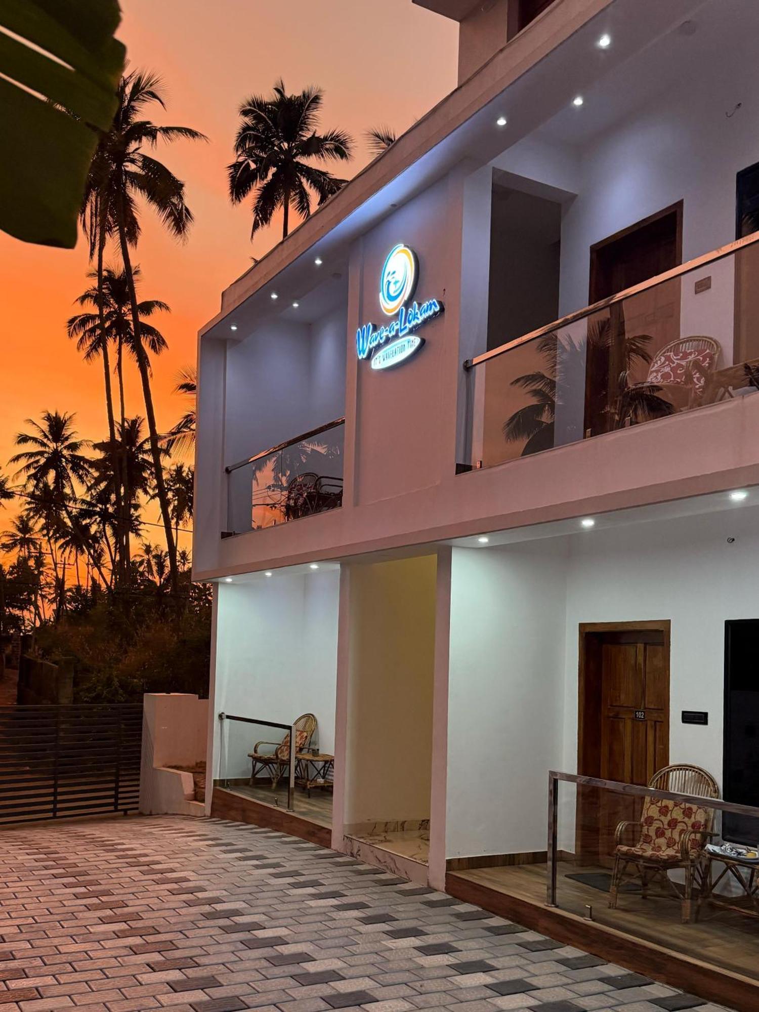 Wavealokam Beach Retreat Варкала Экстерьер фото